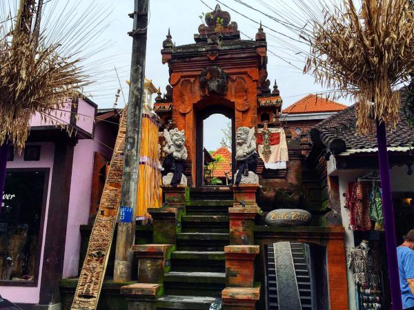 L'entrée d'un temple à Bali