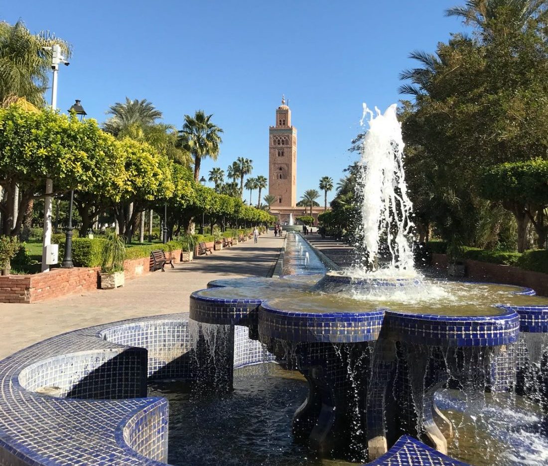 Dans le centre de Marrakech