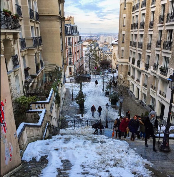 Montmartre sous la neige, février 2018