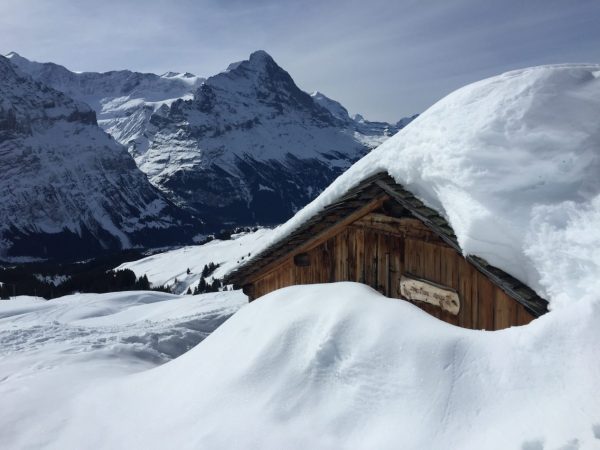 Un chalet perdu dans les Bernoises et dans les hauteurs de Wengen