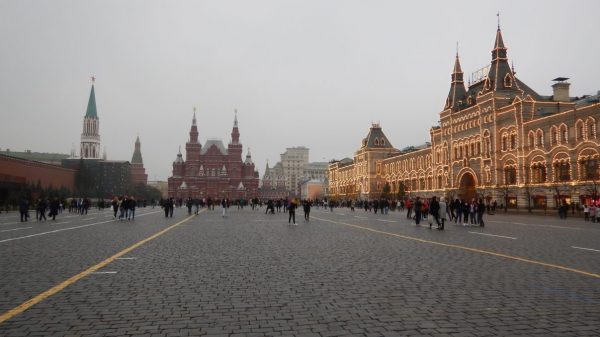 La place Rouge à Moscou, fin octobre