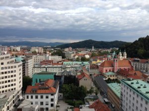 Ljubljana en Slovénie et dans la zone euro