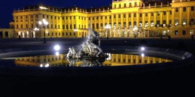 Vienne la nuit, la plus grande ville d'Autriche