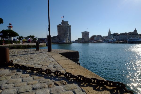 Les tours de la Rochelle vues depuis le quai de Carénage de la Rochelle