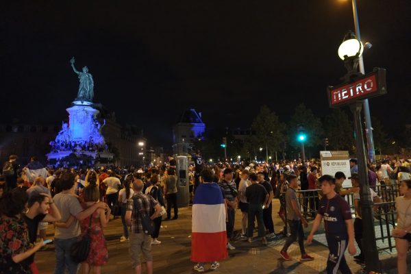 Place de la République 15 juillet 2018