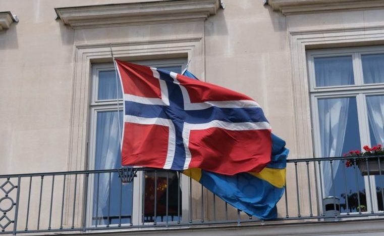 Le drapeau de Norvège