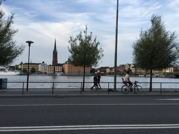 Photo prise en voiture à Stockholm
