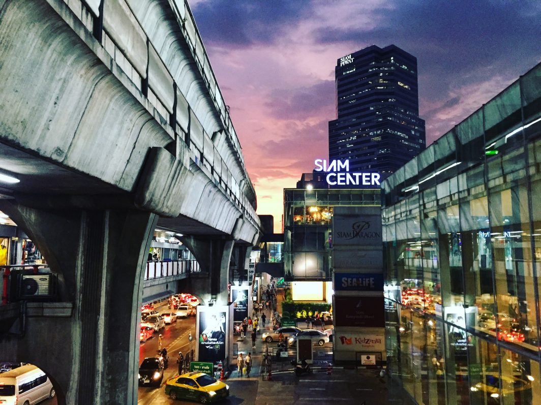 Un coucher de soleil où j'étais mal placé et en retard, Bangkok