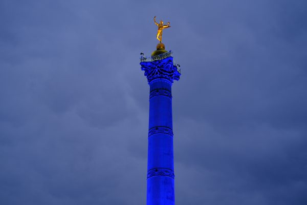 La colonne de la place de la Bastille et le génie de la Liberté