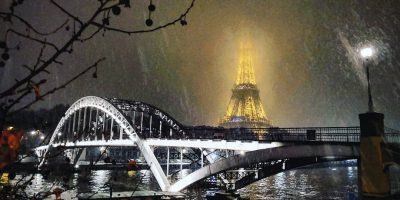 Paris un jour où il neige