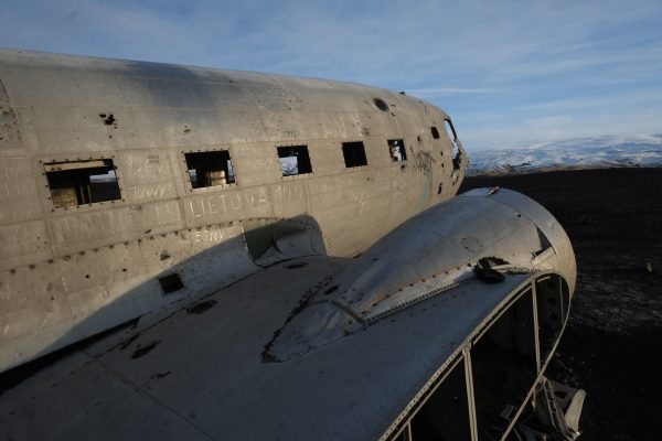 Un superbe avion abandonné dans le sud de l'Islande