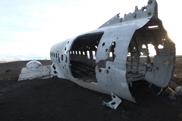 Les restes d'un avion de l'armée américaine en Islande