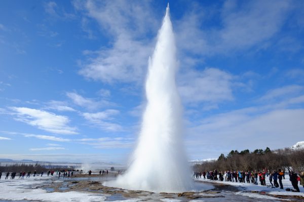 un geyser en Islande