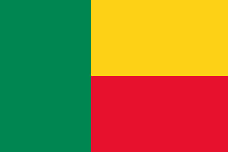 Le drapeau du Bénin