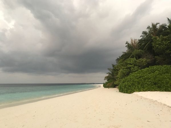 Le ciel se couvre aux Maldives