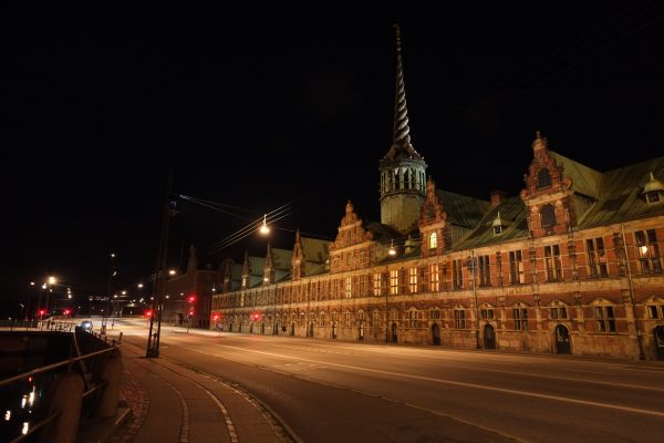 Copenhague, lors d'une escale la nuit 