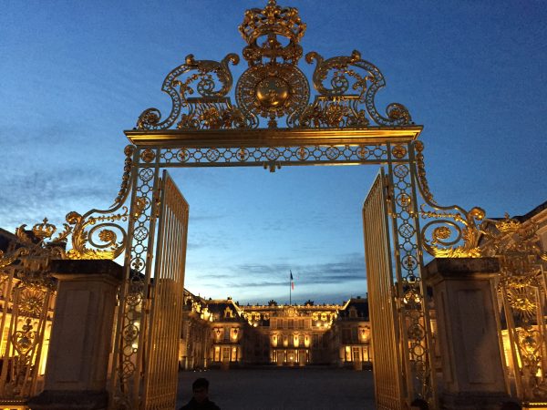 Les grilles du château de Versailles