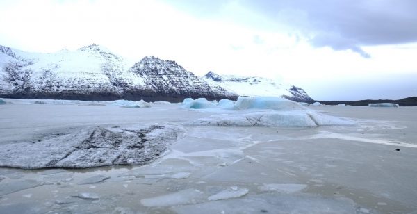 Au pied du glacier du Skaftafell