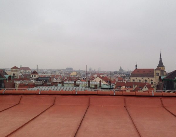Prague en novembre et sous la brume