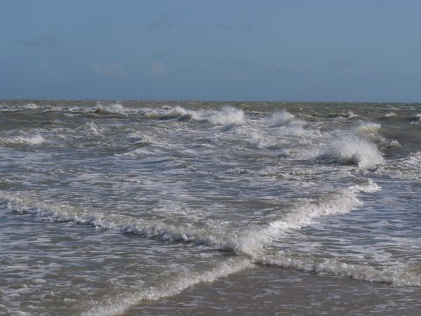 Grenen la langue de sable entre la mer du Nord et la mer Baltique