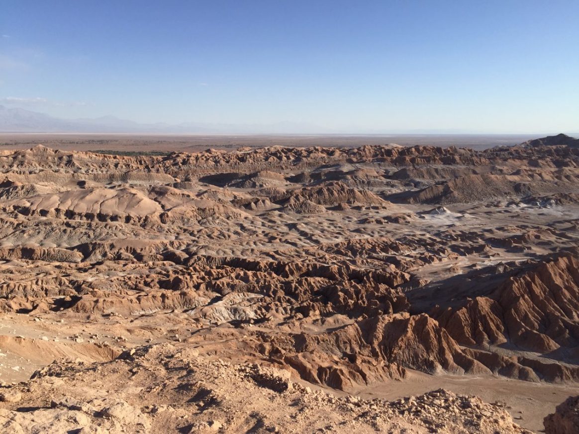 L'un des nombreux paysages du désert d'Atacama au Chili