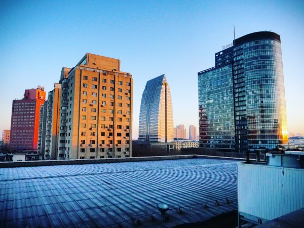 Changchun au crépuscule