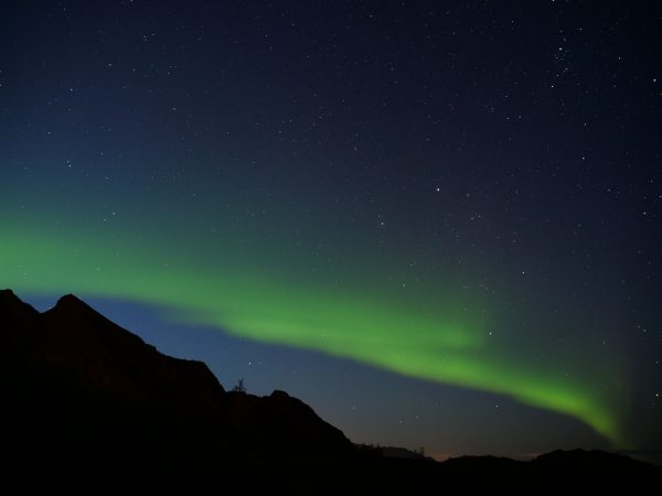 Une aurore boréale en Norvège
