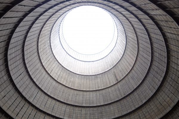The huge cooling tower
