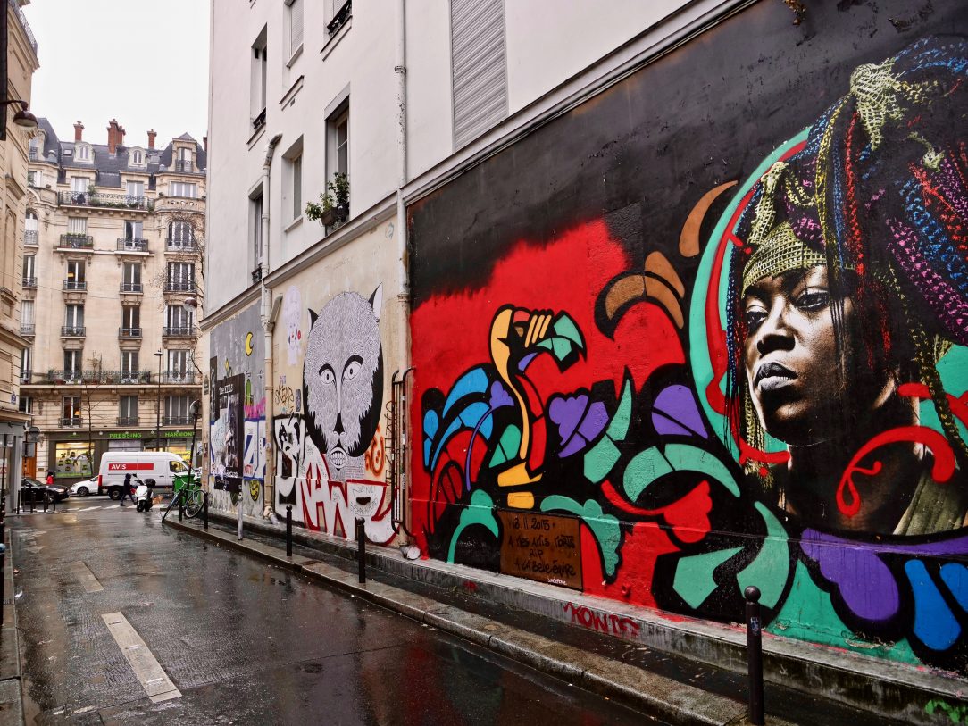 La fresque du passage Saint-Antoine dans le 11 ème arrondissement