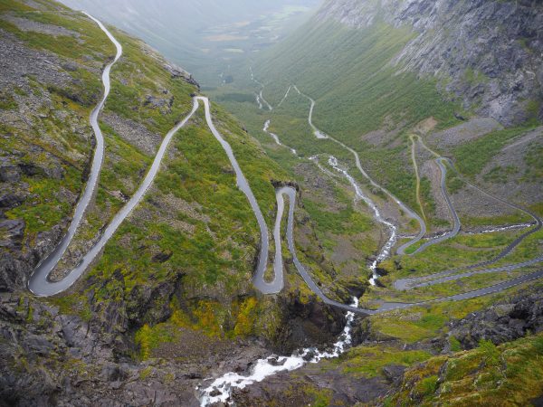 A very famous road named Trollstigen