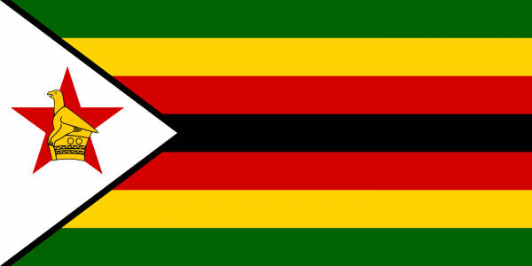 Le drapeau du Zimbabwe