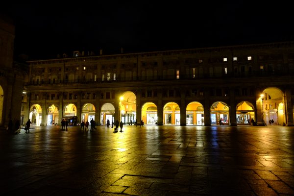 Les arches de la ville de Bologne