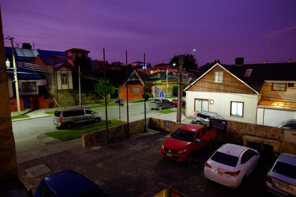 La nuit tombe à Punta Arenas