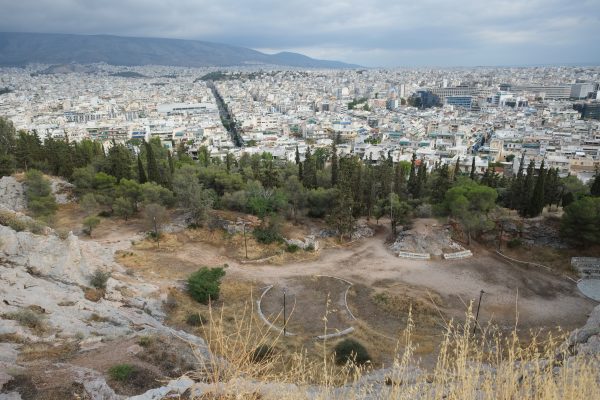 Athènes vue depuis l'une des collines de la ville