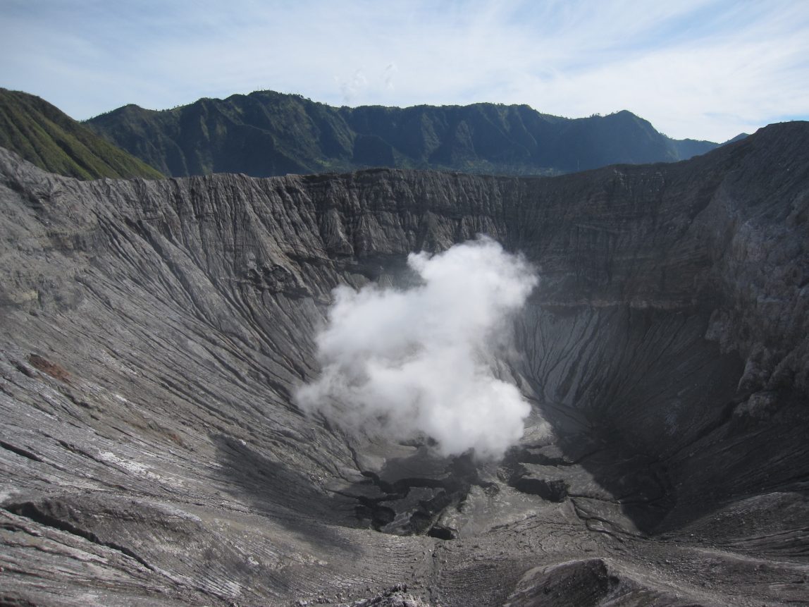 Un volcan indonésien