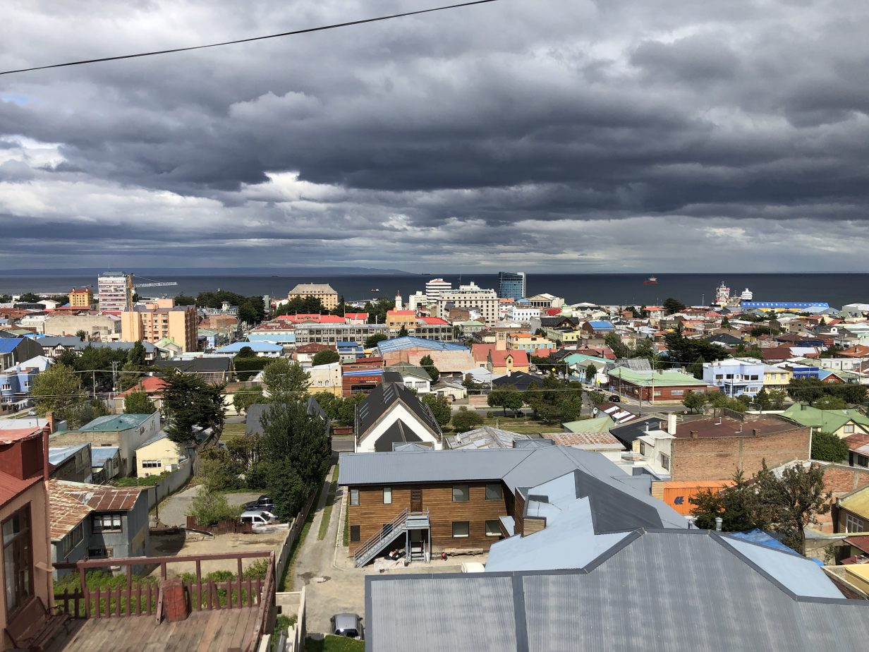 A view from the top of Punta Arenas