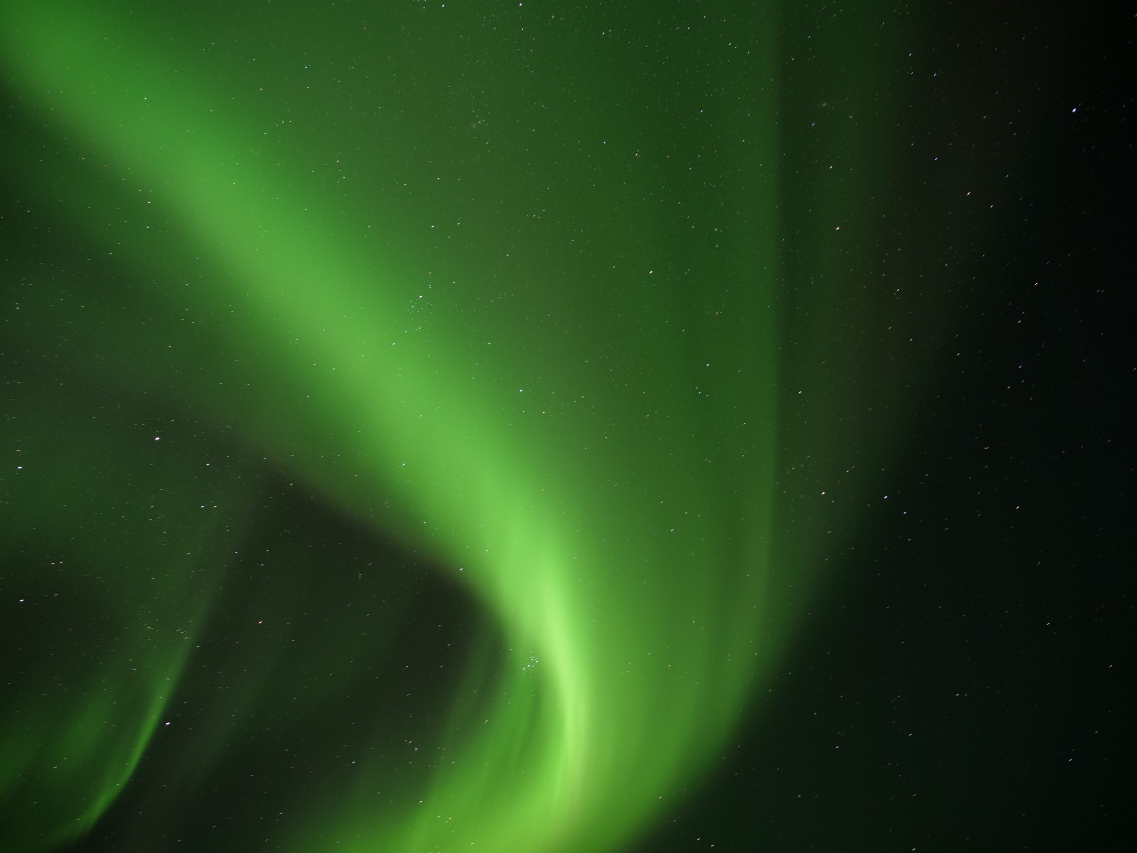 Une aurore boréale en Norvège