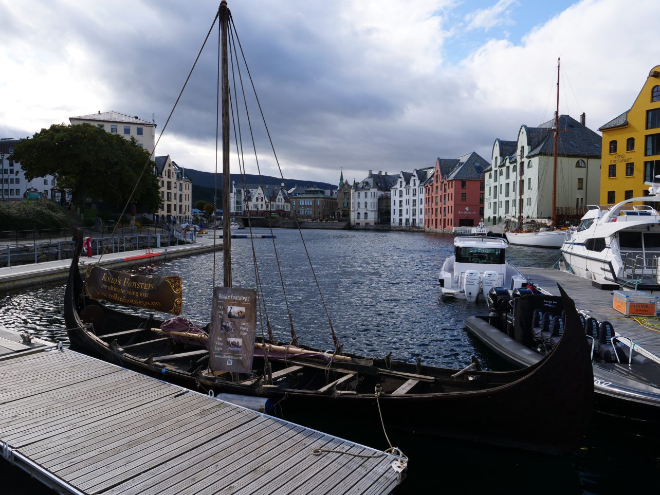 The harbour of Alesund