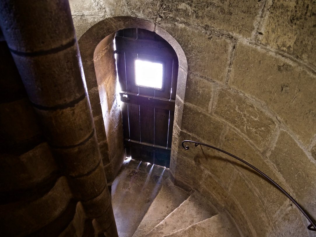Les escaliers de la tour des Pénitents