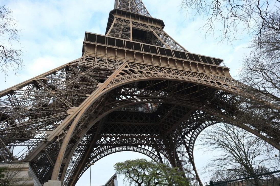 The brown Eiffel Tower