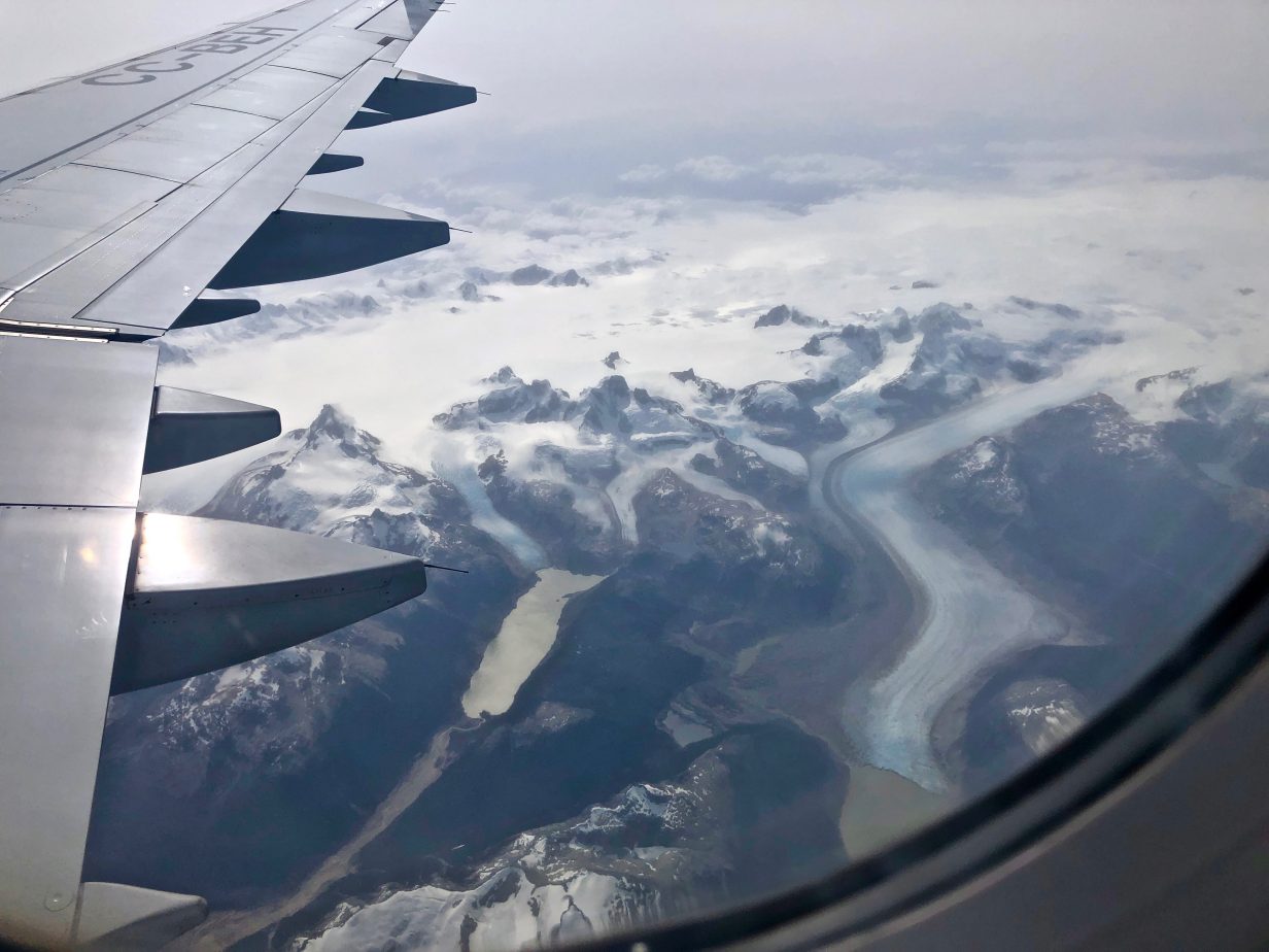 Les paysages de la Patagonie enneigés même en été