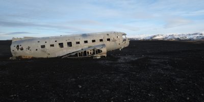 L'Islande et l'avion abandonné de l'US Navy