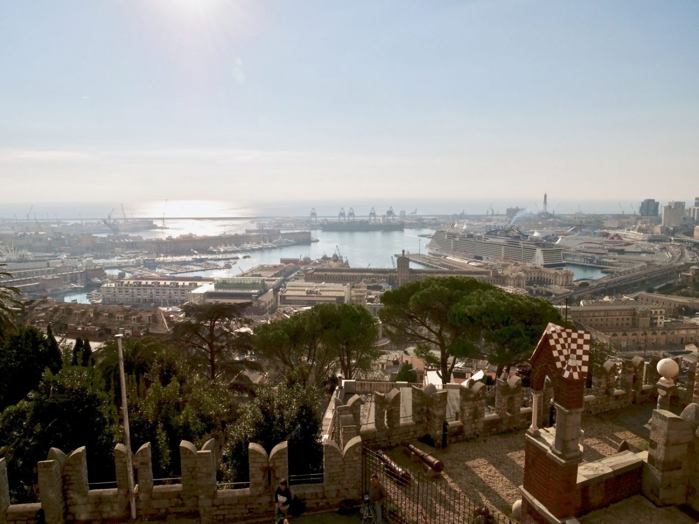 L'une des vues à couper le souffle sur la belle ville de Gênes
