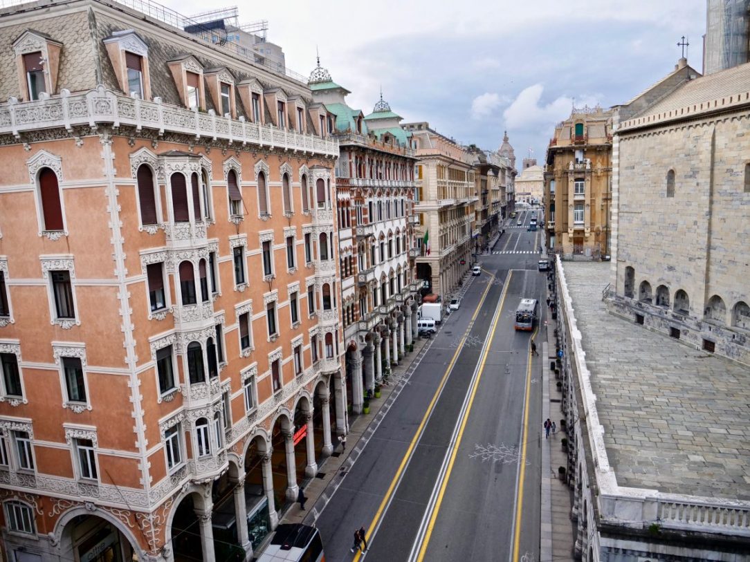 A la découverte des perspectives de la ville de Gênes