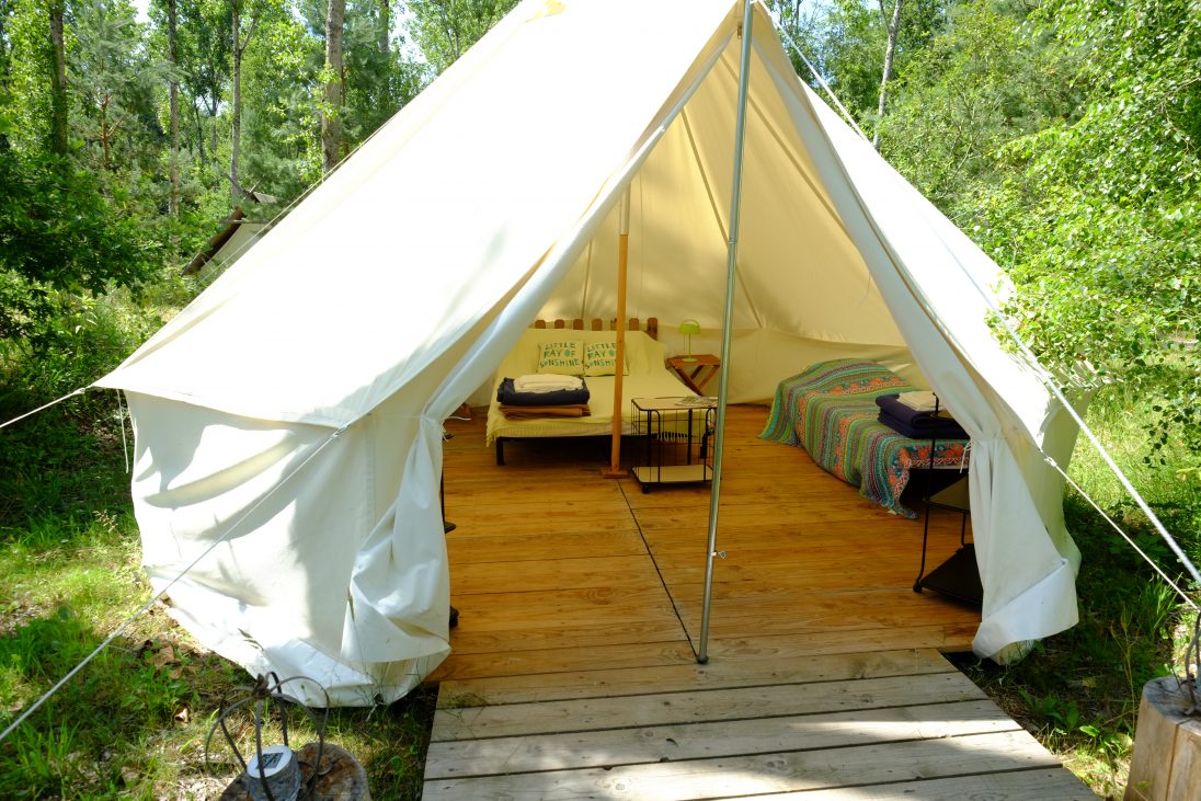 A yurt in the Loire Valley