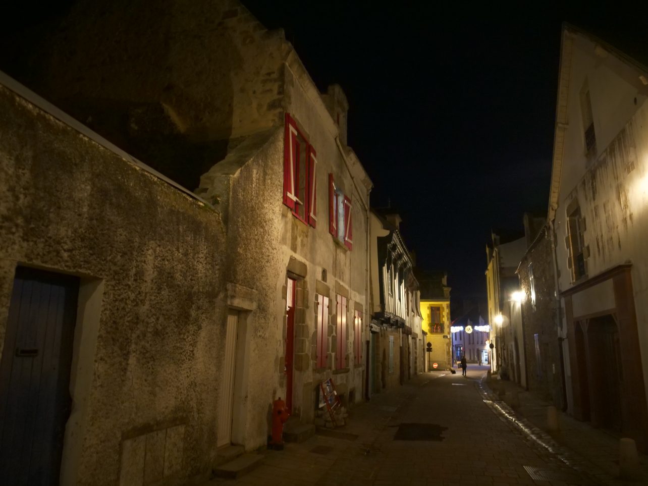 La nuit dans les rues du Croisic