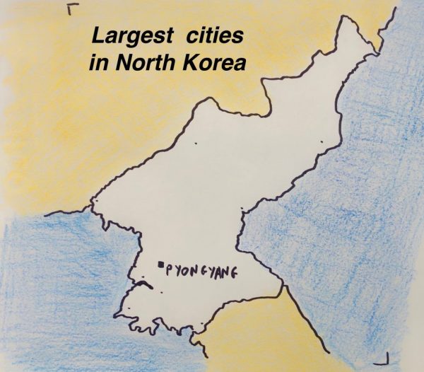 The largest cities in North Korea