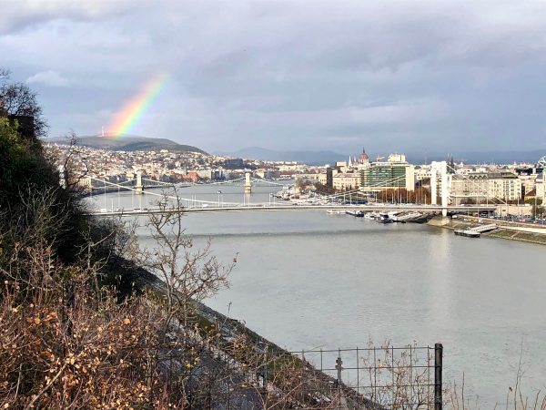 A view of the Danube from Gellért