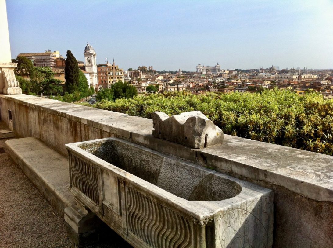 L'une des plus belles vues sur Rome depuis la villa Médicis
