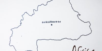 the map of the largest cities in Burkina Faso